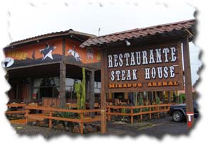 Mirador Arenal Steak House Restaurant