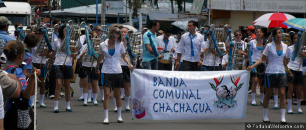 Costa Rica Independance Day Local bands of La Fortuna