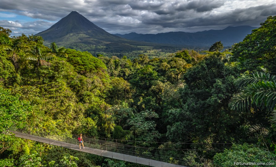 terremoto coro Suministro Puentes Colgantes de Arenal Costa Rica