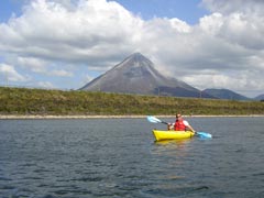 Kayak at Arenal Lake