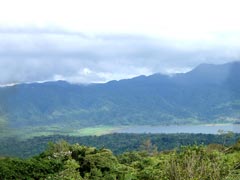 Panoramic view of Arenal lake