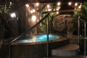 Jacuzzi with hydromassage