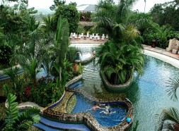 Hot water pools