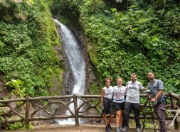 The waterfall